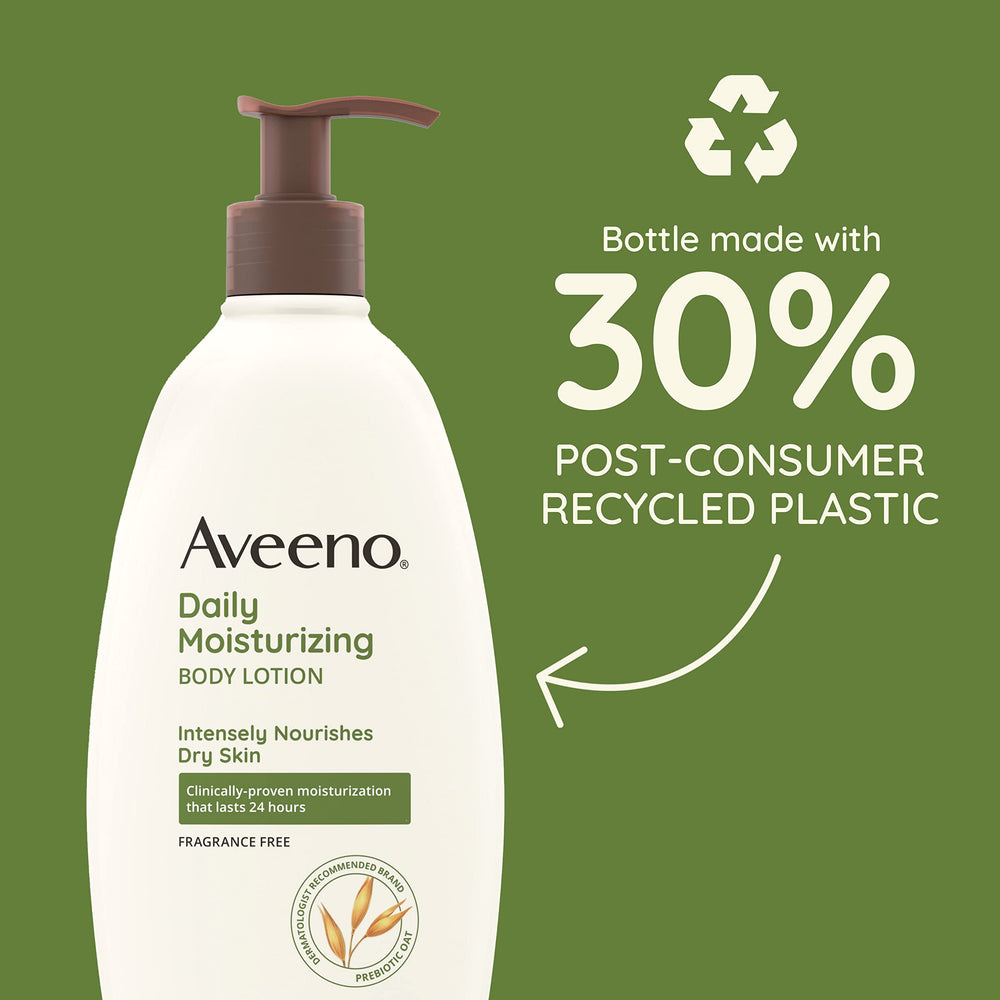 Aveeno Loción cuerpo con prebiótico avena fortalece barrera cutánea