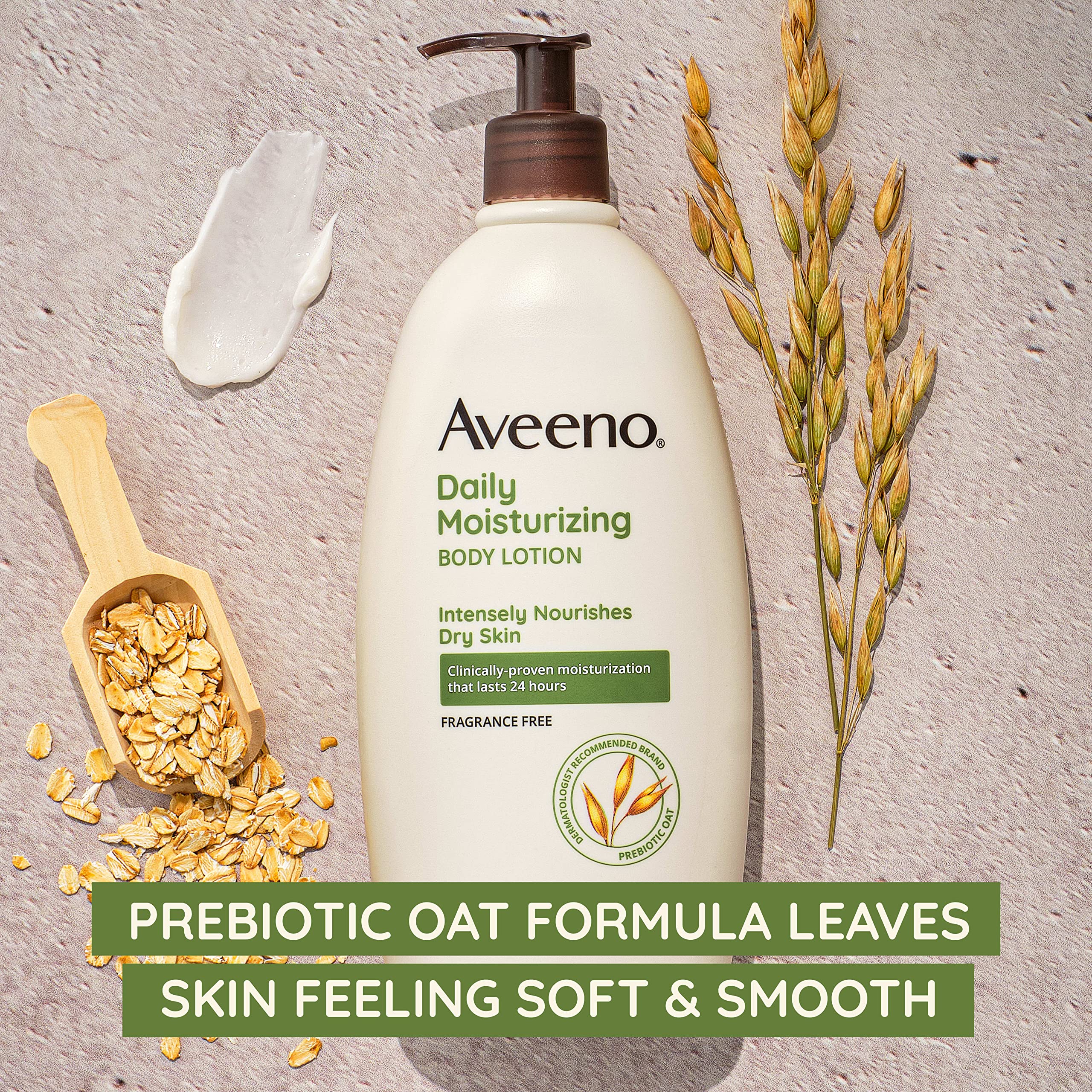 Aveeno Loción cuerpo para manos y codos, cuidado diario