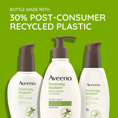 Aveeno Positivamente Radiante bote de 4 onzas listo para uso diario.