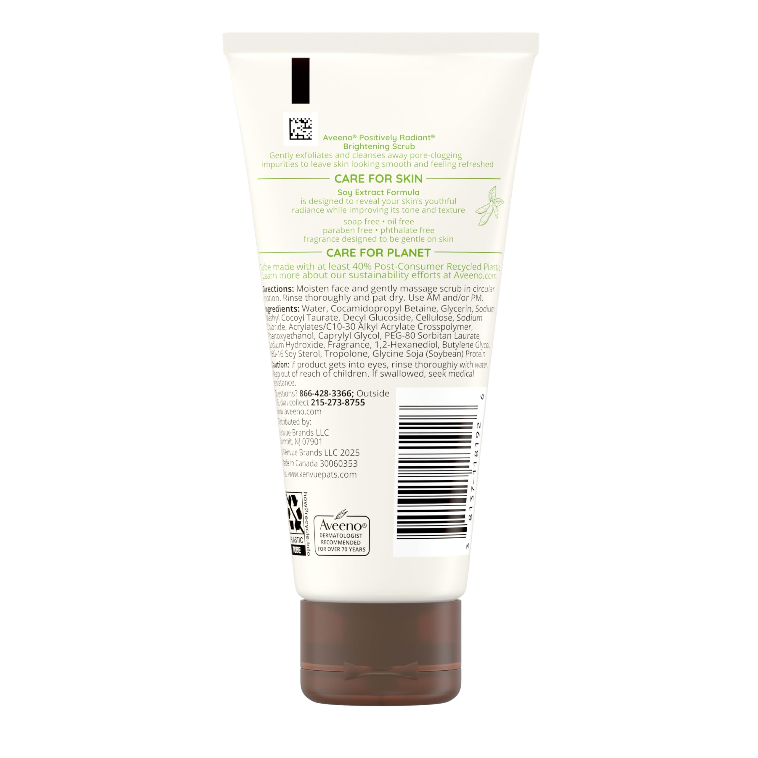 Aveeno Positively Radiant piel más brillante y suave tras uso diario