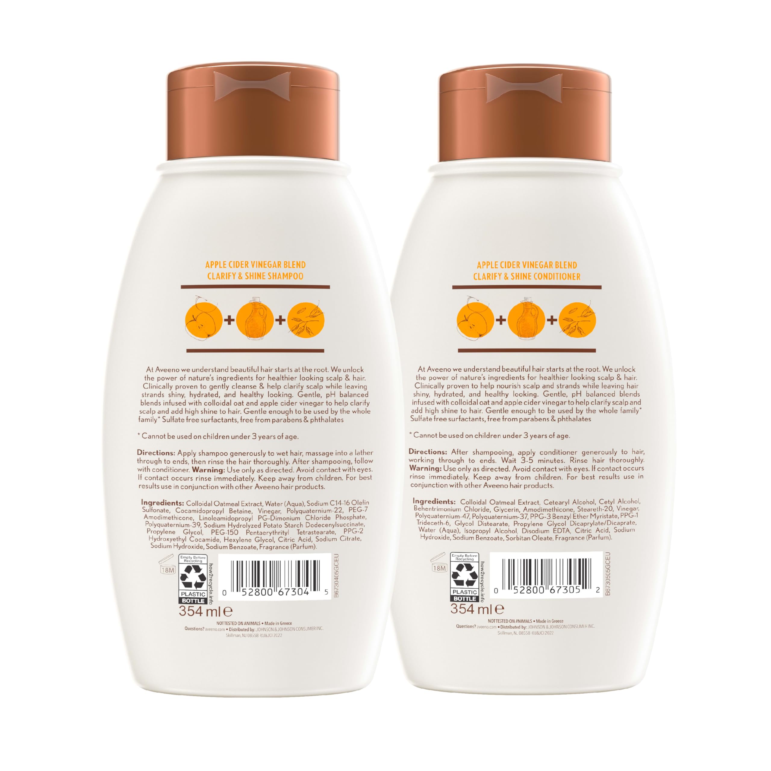 Aveeno ritual de ducha paso a paso para cabello limpio