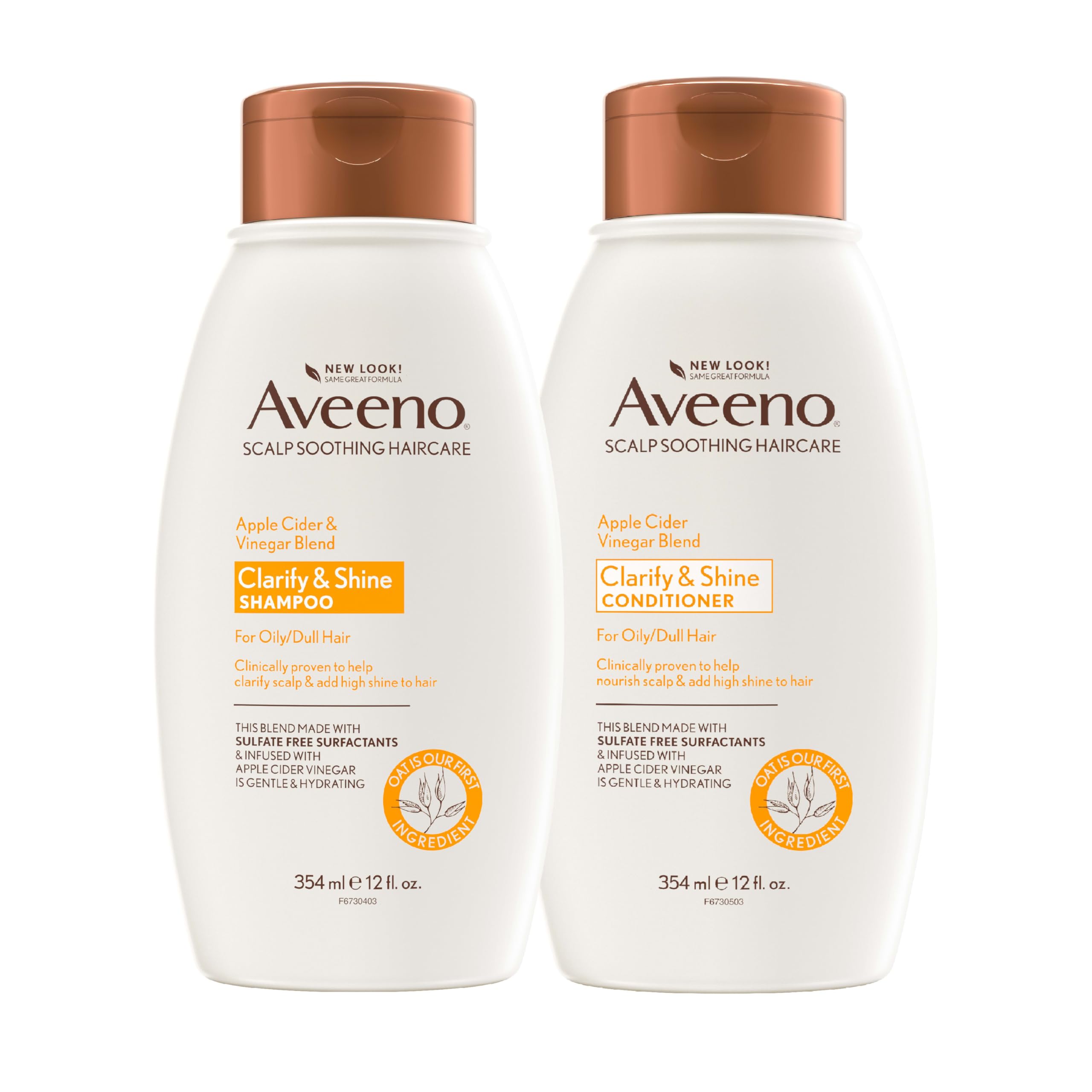 Aveeno shampoo vinagre de manzana en botella para clarificar el cuero cabelludo