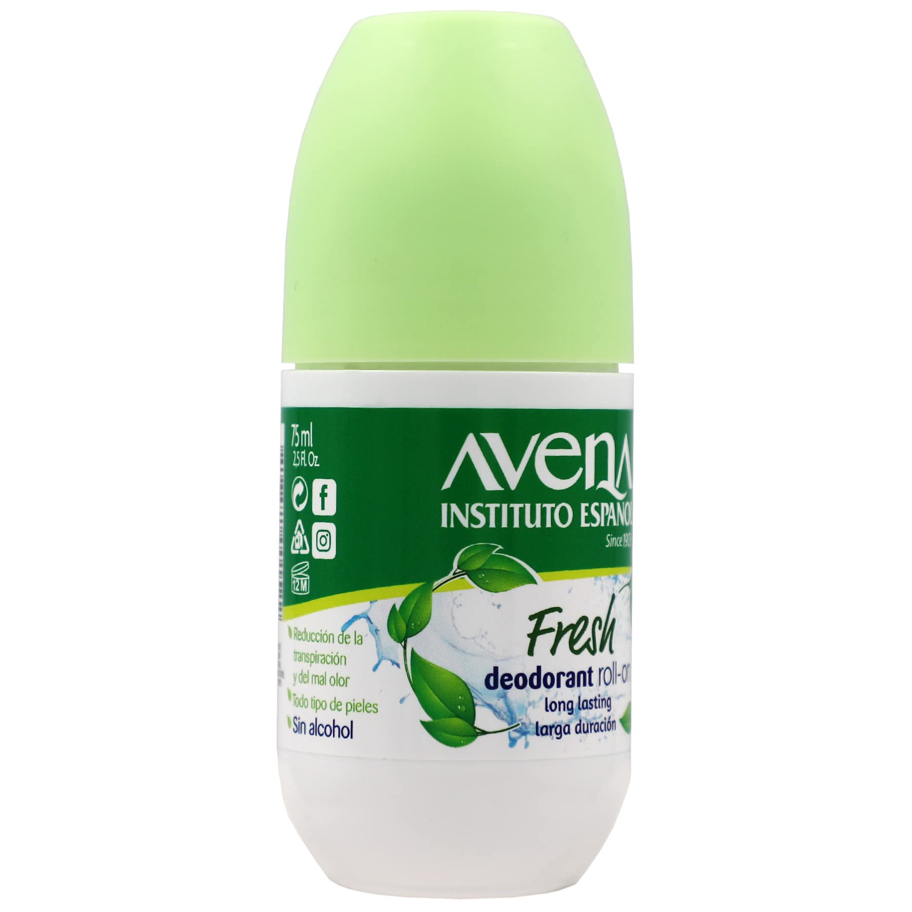 Avena Instituto Espanol ofrece 48 horas de frescura sin irritación.