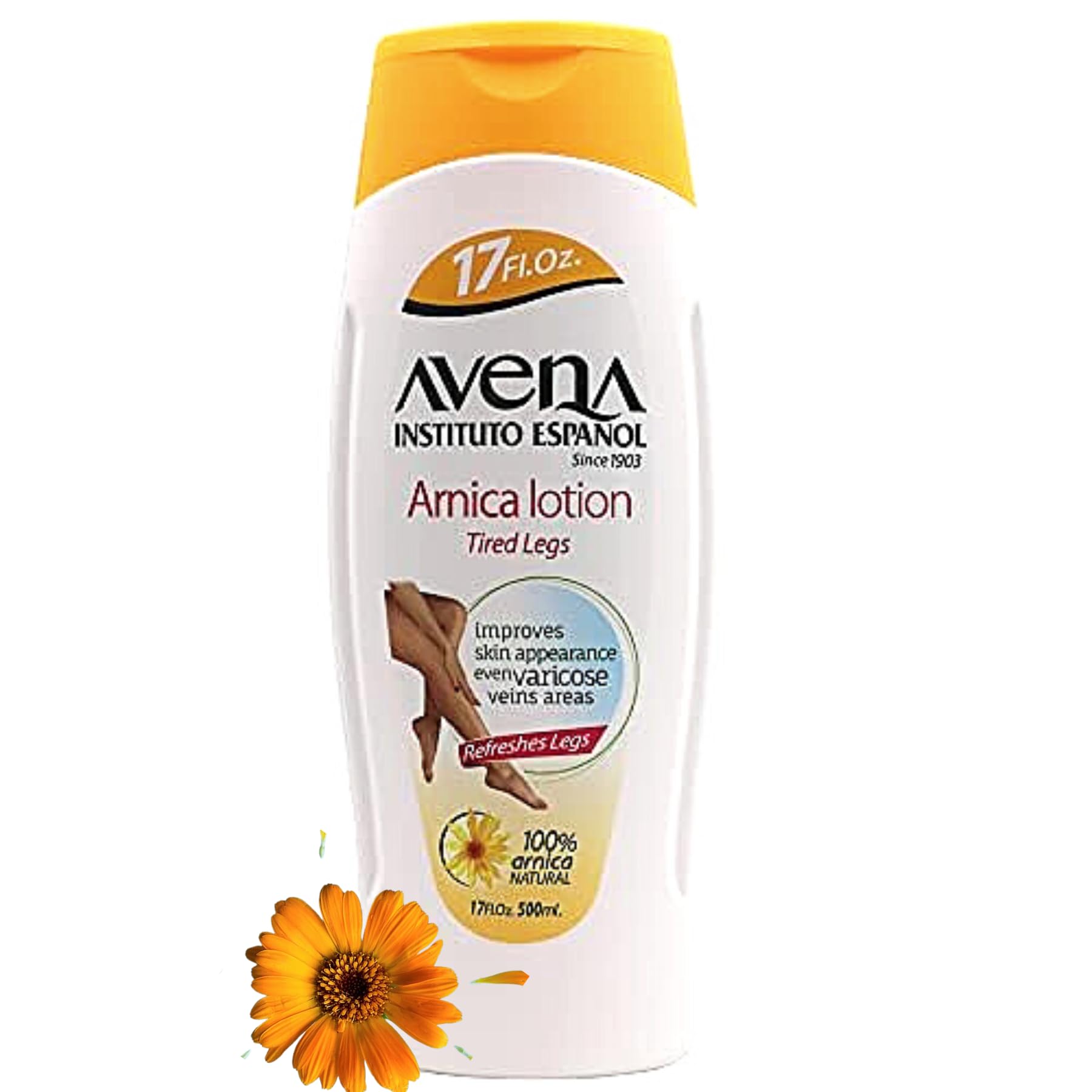 Textura suave de la Loción Arnica para piel hidratada.
