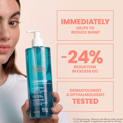 Avène Cleanance Gel, aprobado por dermatólogos para piel grasa.