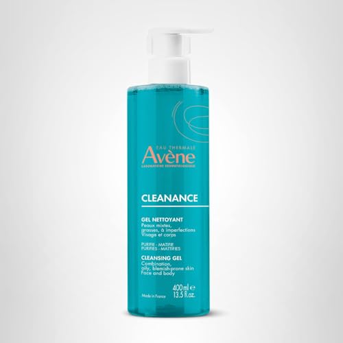 Avène Cleanance Gel para piel grasa, sensación limpia y fresca.