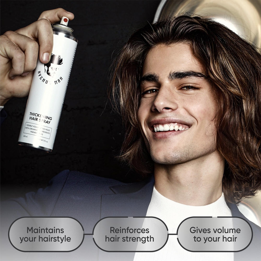 Avenue Man control flexible, acabado natural sin rigidez ni residuos.