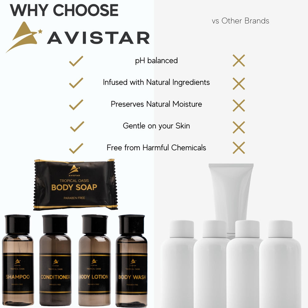 Avistar set higiene hotel bulto: solución completa para baños de huéspedes.