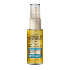AVON Advance Techniques bote de aceite de argán, tratamiento sin enjuague para suavidad.