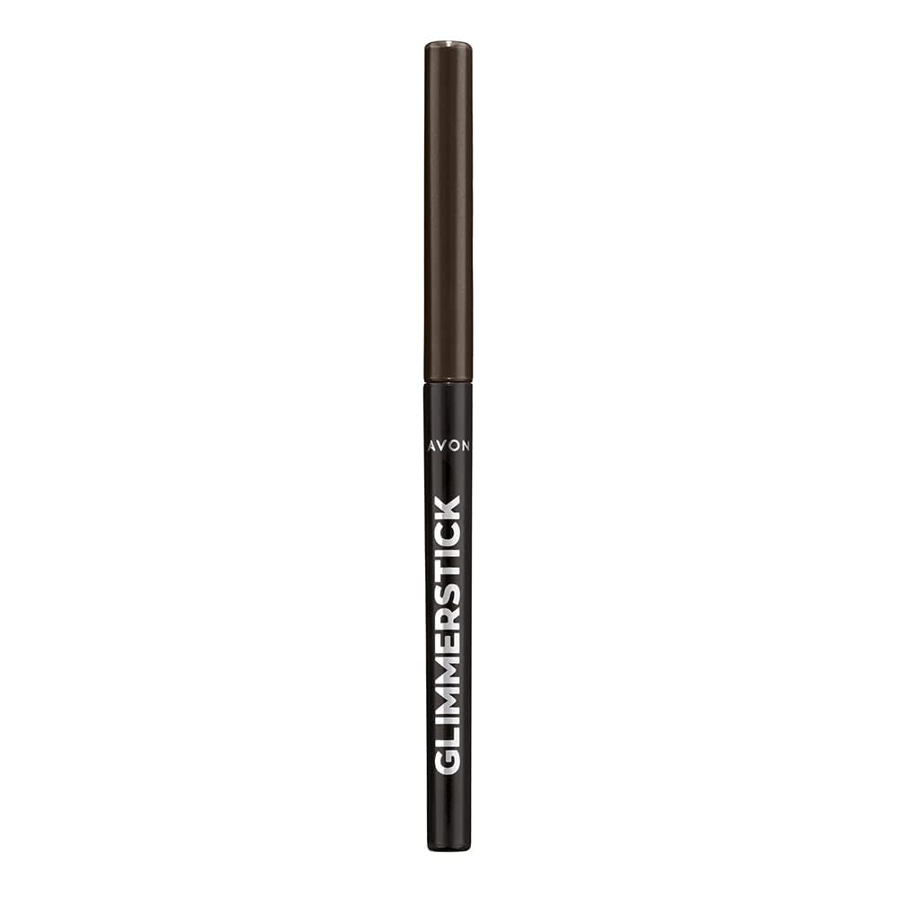 AVON Glimmersticks delineador de ojos Cosmic Brown, dos piezas para uso diario.