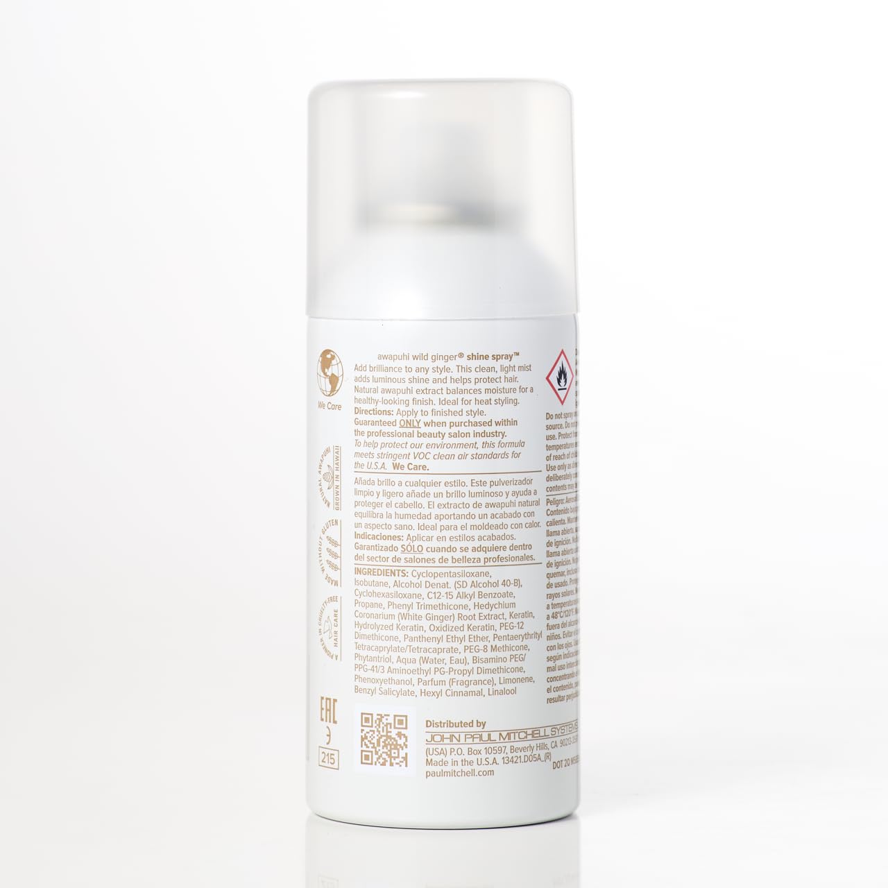 Uso ligero para todo tipo de cabello con acabado luminoso.