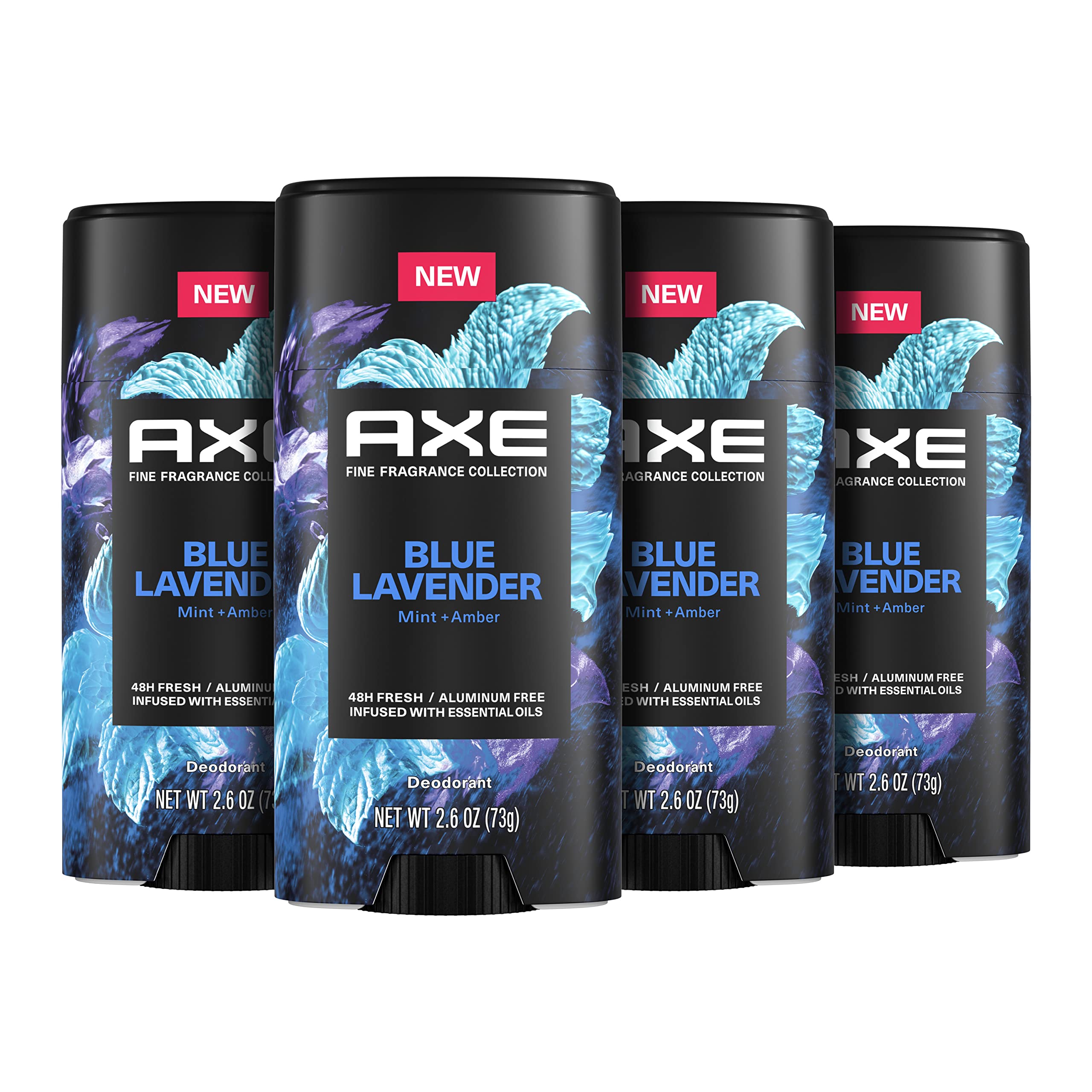 AXE Azul Lavanda desodorante en barra 48H, protección y aroma suave para uso diario.