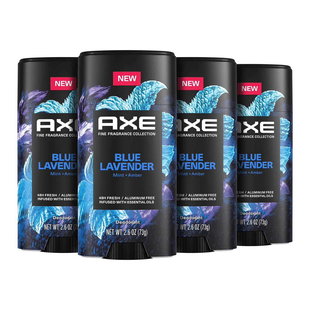 AXE Azul Lavanda desodorante en barra 48H, protección y aroma suave para uso diario.