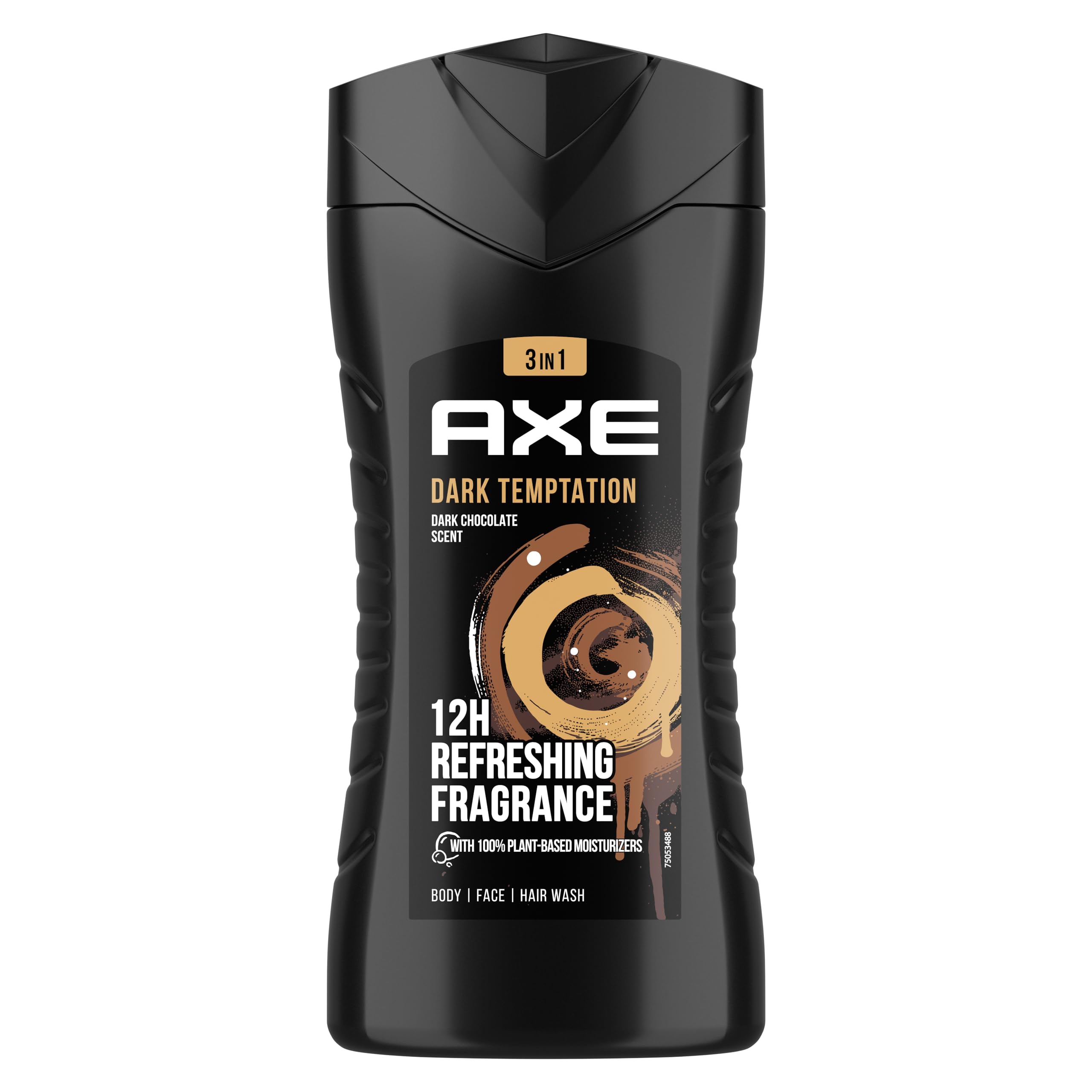 AXE Dark Temptation gel de ducha botella, aroma seductor para empezar el día.