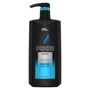 AXE Phoenix gel de baño, botella 28 onzas para duchas diarias.