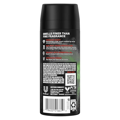 AXE Watermelon Freeze: atomizador en acción para rociado uniforme y duradero.
