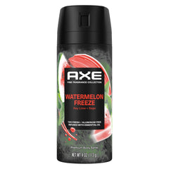AXE Watermelon Freeze: lata cerca de la apertura para frescura instantánea.