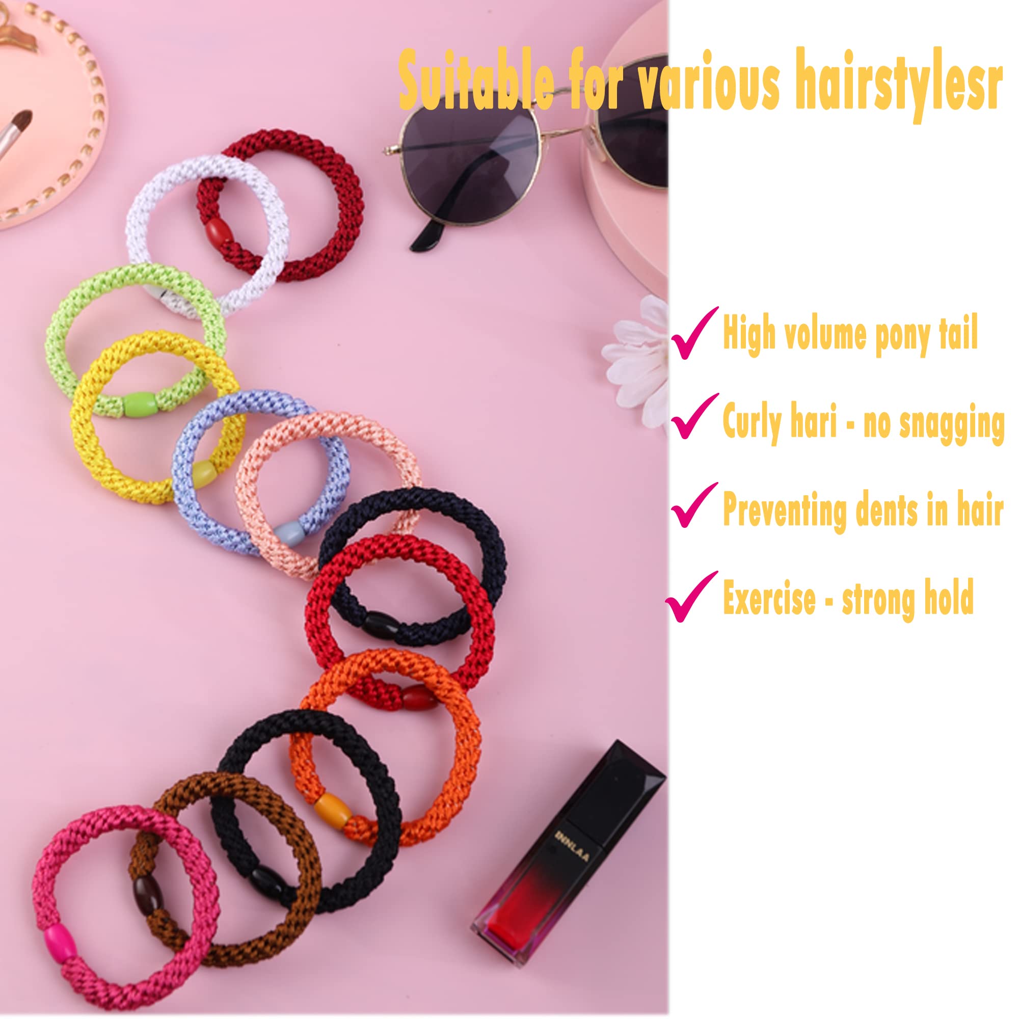 AXEN gomas para cabello rizado u ondulado, sujetan con comodidad.