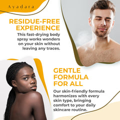 Conjunto de 3 unidades AYADARA para uso en espalda y cuerpo.