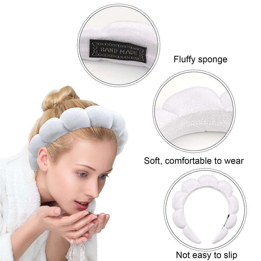 Ayesha diadema spa ideal para maquillaje y limpieza facial