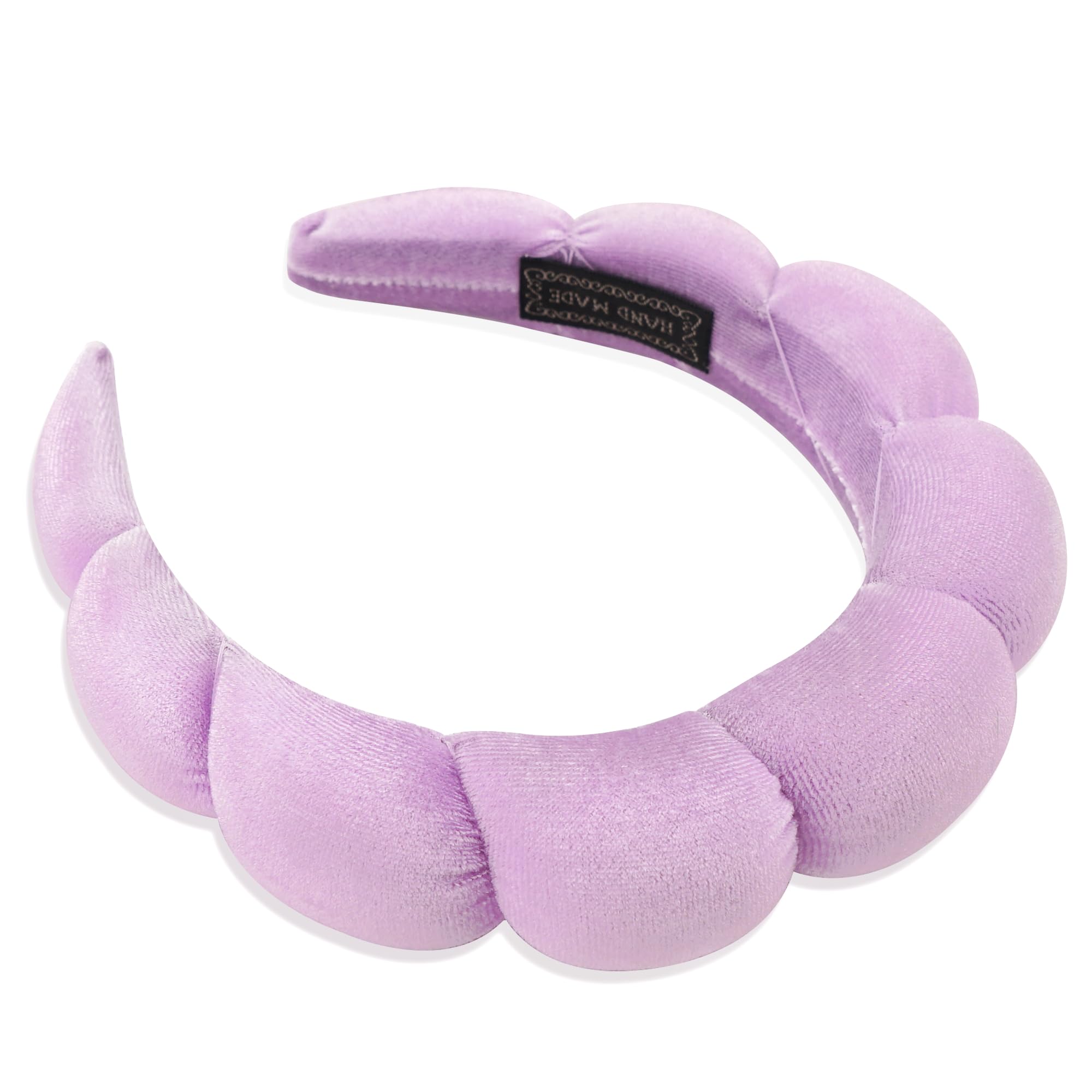 Ayesha Spa Headband de esponja suave para fijar el cabello durante el maquillaje.
