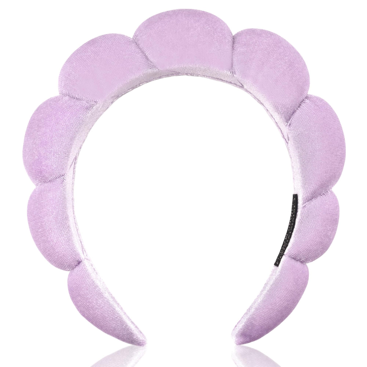 Ayesha Spa Headband con nubes suaves para mantener el cabello durante la limpieza facial.