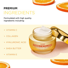 Azure Cosmetics Vitamina C y Colágeno, aplicación suave en rostro y cuello