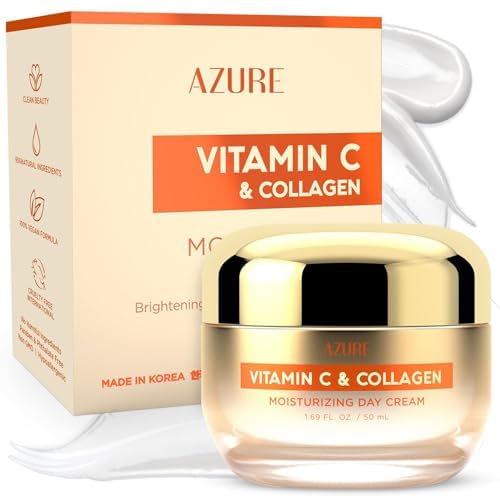 Azure Cosmetics Vitamina C y Colágeno, envase compacto para uso diario