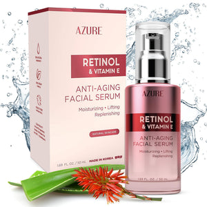 Azure Cosmetics serum retinol para el rostro: ayuda a suavizar líneas y tono uniforme.