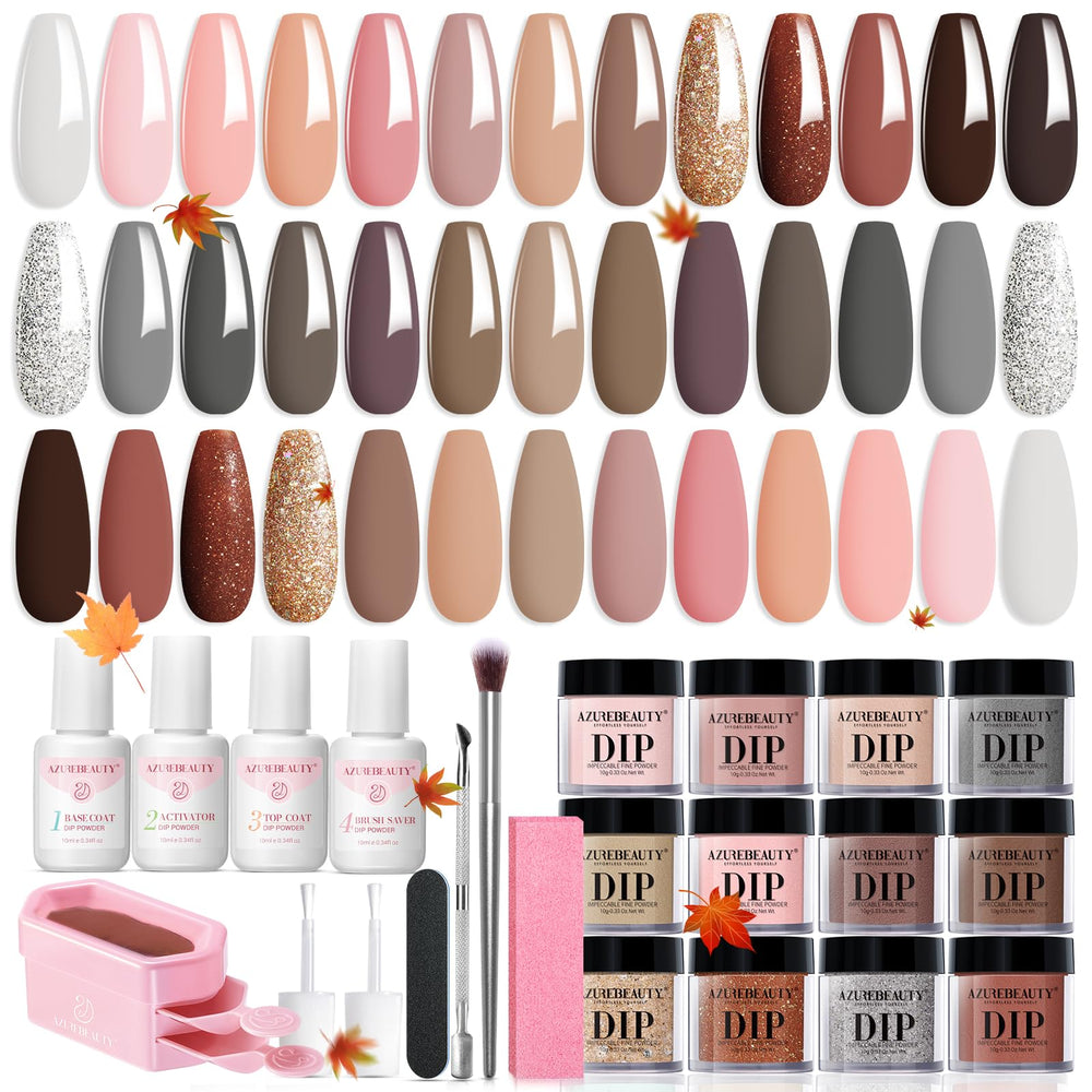 AZUREBEAUTY: botellas de colores de la colección para uñas duraderas y elegantes.
