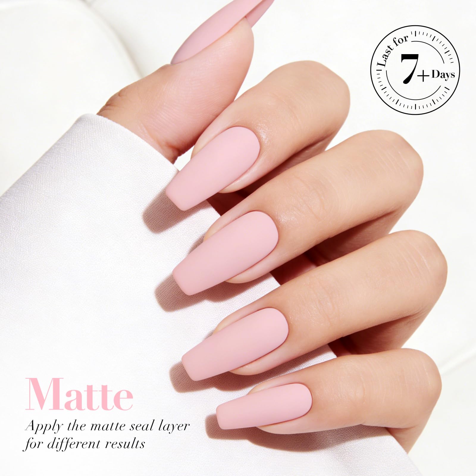 AZUREBEAUTY rosa pálido cuida uñas y evita astillado gracias a fórmula suave.