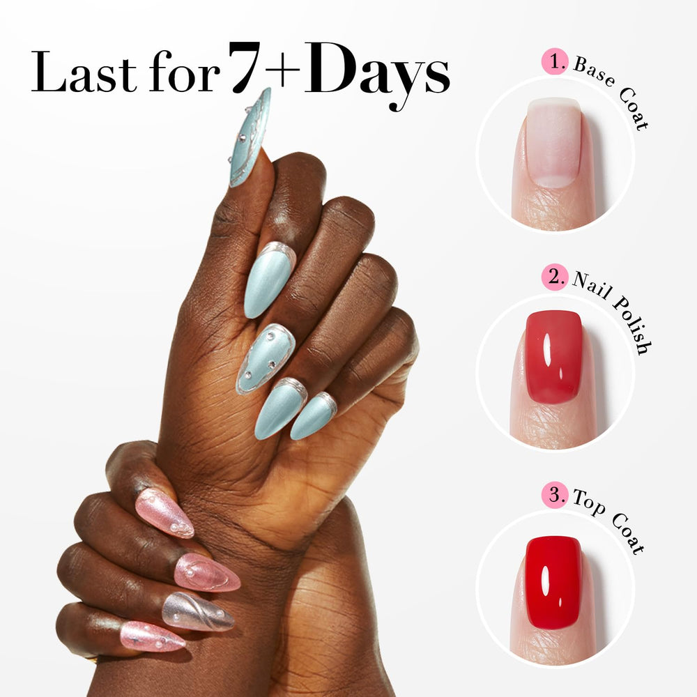 AZUREBEAUTY Brillo duradero que realza uñas fuertes con cuidado adecuado.