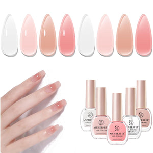 AZUREBEAUTY esmalte translúcido rosa nude para aspecto natural