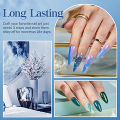 AZUREBEAUTY herramientas dip manicure para una aplicación limpia y precisa.