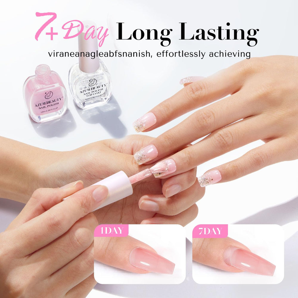AZUREBEAUTY esmalte pastel amarillo, tono luminoso para uñas