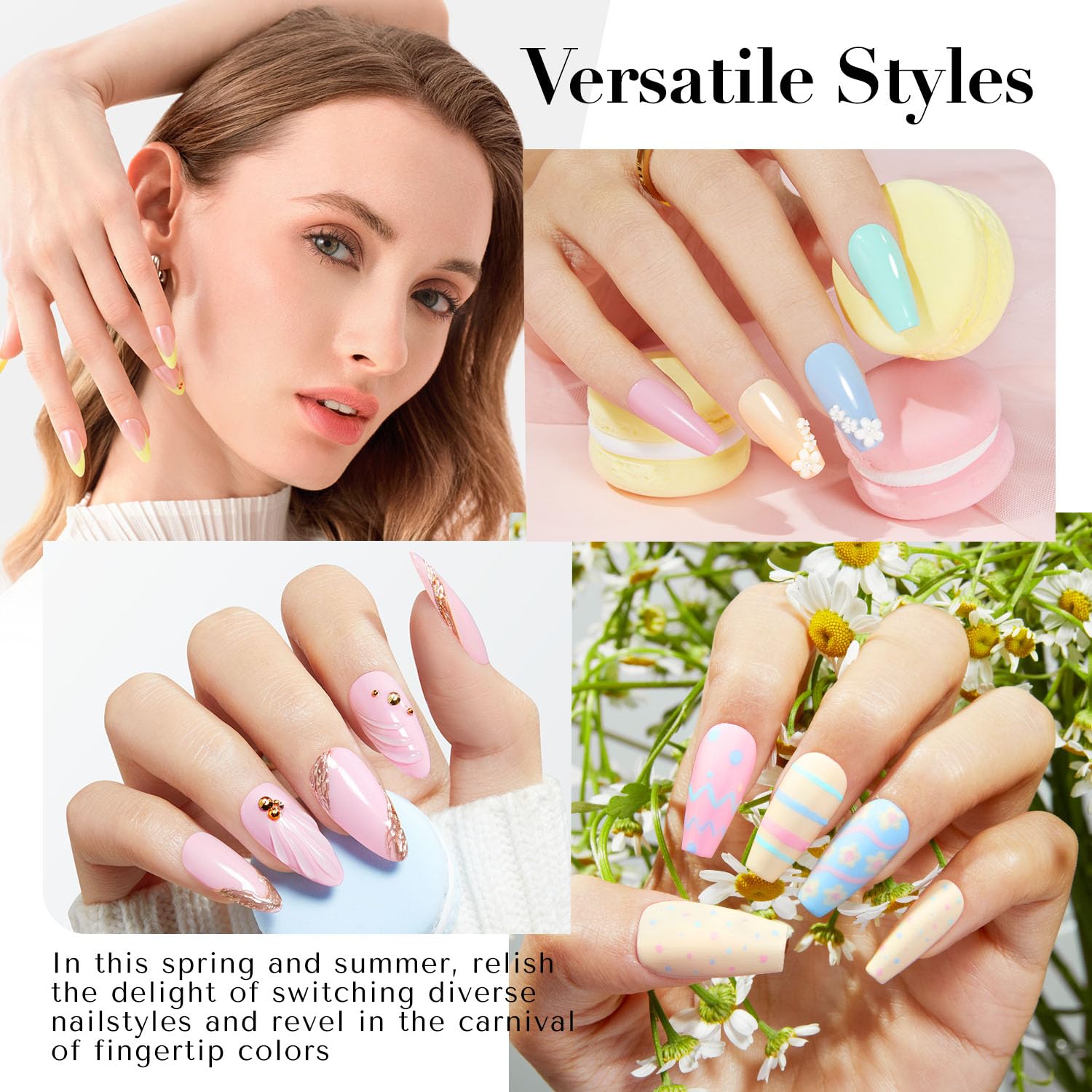 AZUREBEAUTY esmalte pastel azul, acabado brillante y duradero
