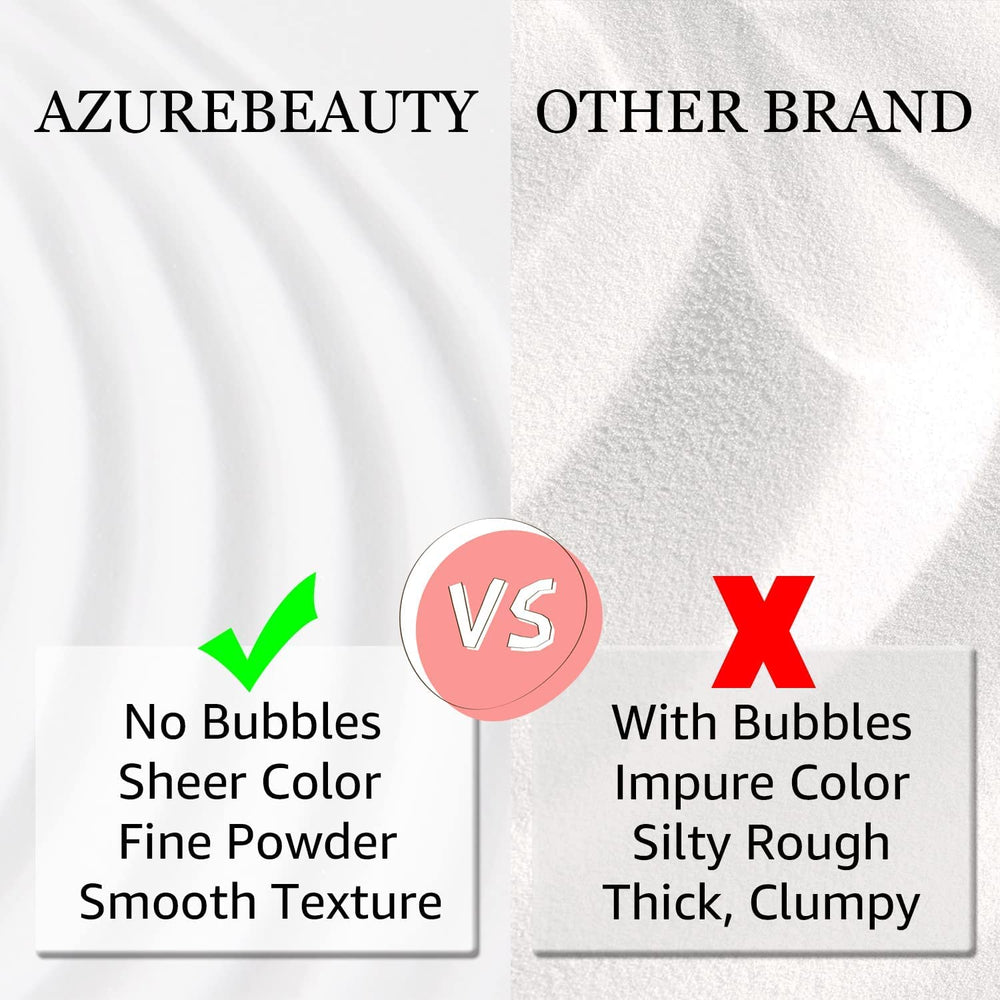AZUREBEAUTY Polvo de inmersión con olor bajo para comodidad.