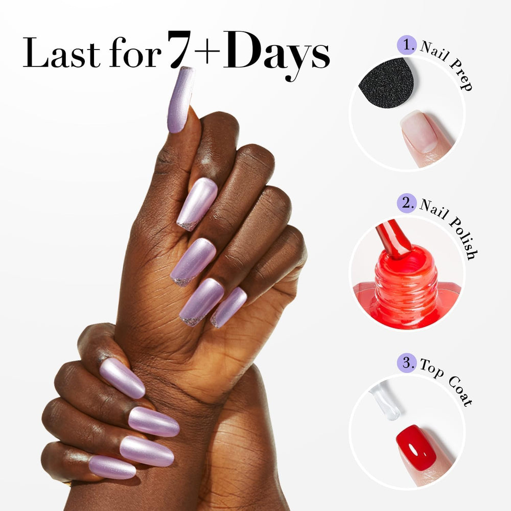 Esmalte AZUREBEAUTY secándose sin lámpara para uso doméstico