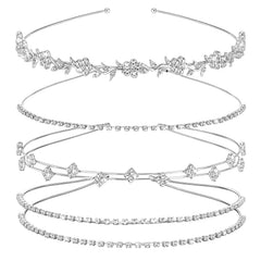 Diadema Babelshar con cristales brillantes para un look nupial deslumbrante