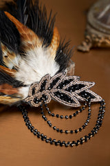 BABEYOND accesorio para cabello años 20 con plumas y cuentas