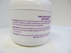 Baby Don't Bald Gro Strong, aplicacion-cabello, facilita una aplicación suave y controlada.
