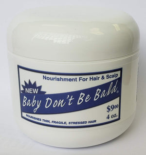 Baby Don't Bald nutricion-cabello-cuero-cabelludo-4oz, cuidado suave para niños.