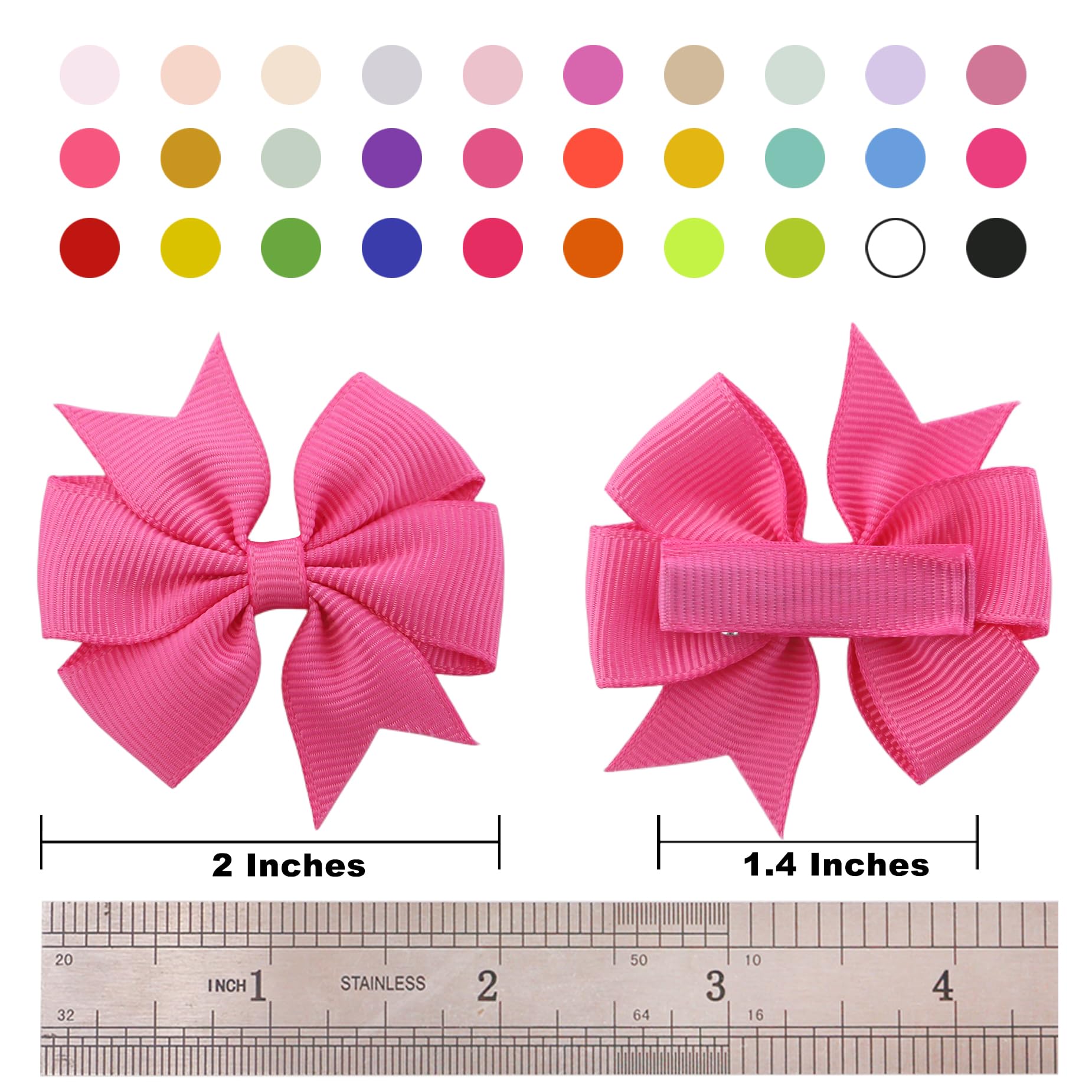 Babymatch broches suaves para pelo fino, clip seguro que no resbala en recién nacidos.