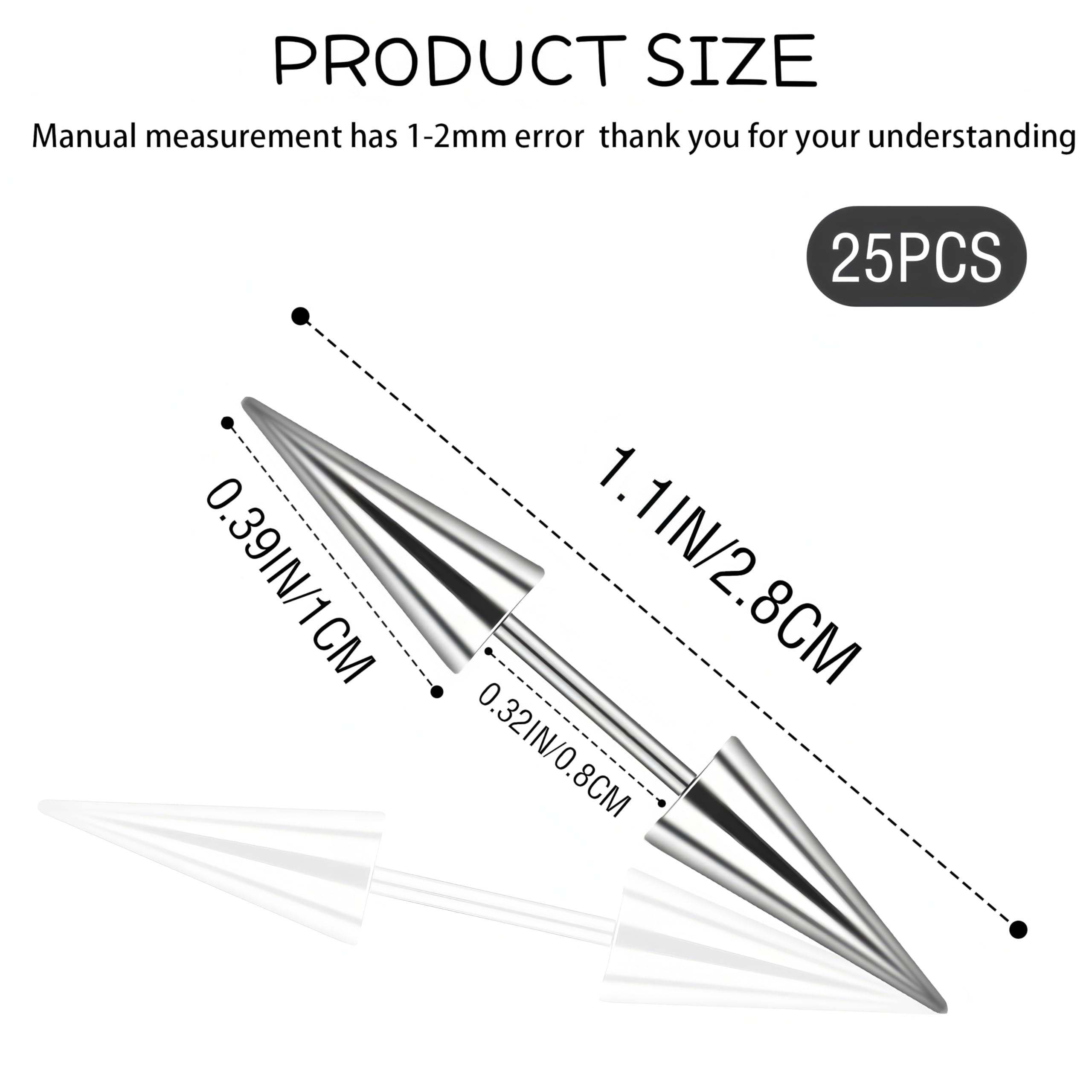 Pinzas para cabello emo de uso diario de BADAO para estilo único.