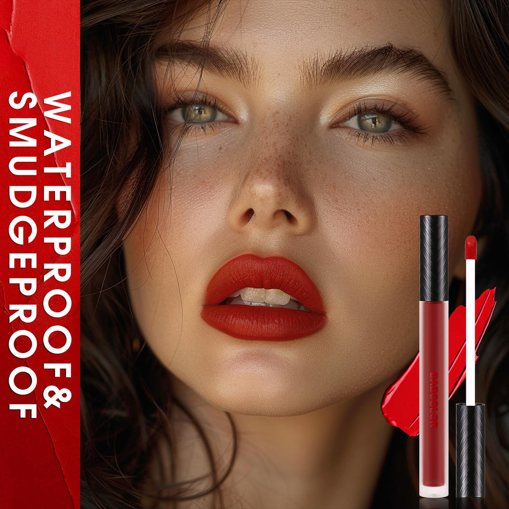 Labial líquido mate BADCOLOR con duración larga para color duradero