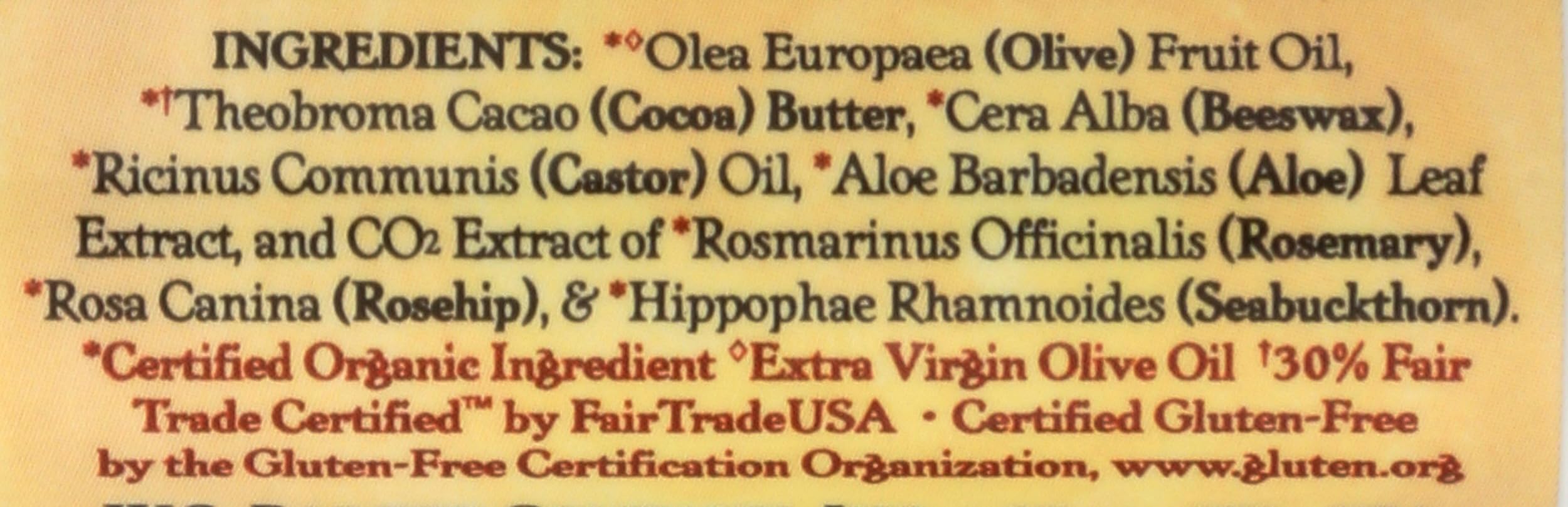 Badger bálsamo labial cacao con ingredientes naturales