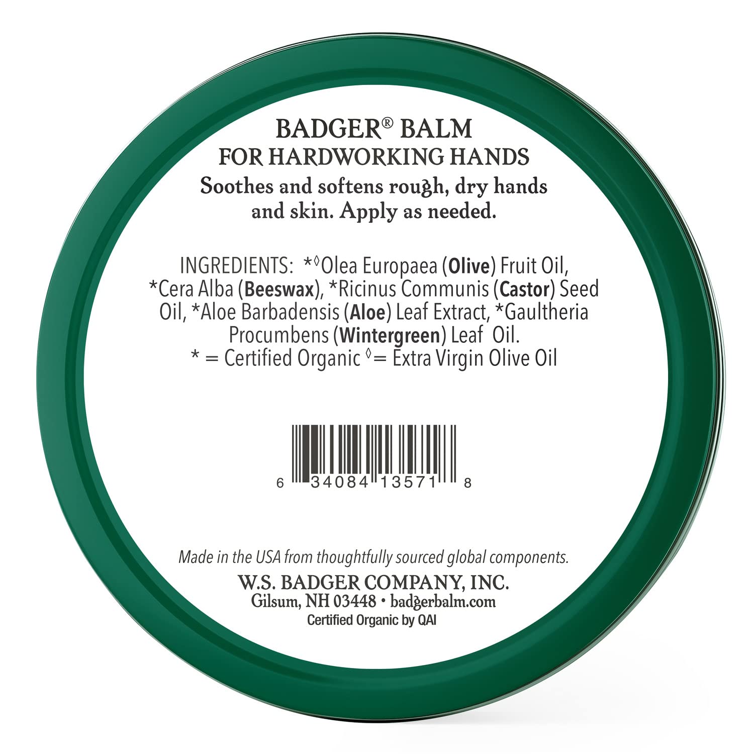 Badger crema manos dura: uso diario para manos trabajadoras