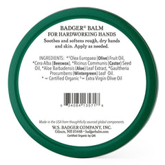 Badger crema manos dura: uso diario para manos trabajadoras