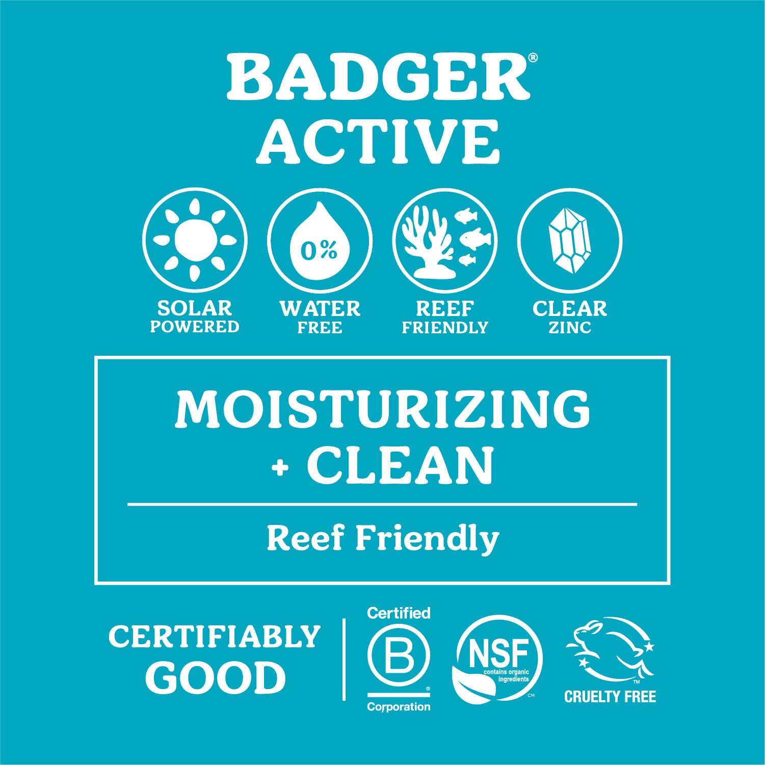 Badger set de dos productos mineral, uso diario sin fragancias.