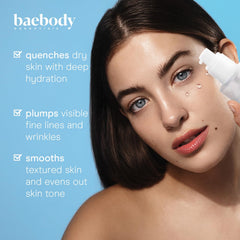 Baebody serum: hidratación diaria para piel luminosa.